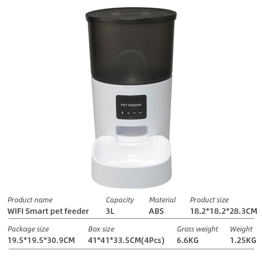 Wifi Smart APP Pet Feeder Household use Microchip Dog Automatic Pet Feeder Automatic Pet Feeder eprolo