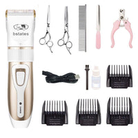 Pet Cat Dog clippers professional Dogs grooming clipper groomer kit USB Rechargeable Low-noise Pets Hair Trimmer Display battery eprolo