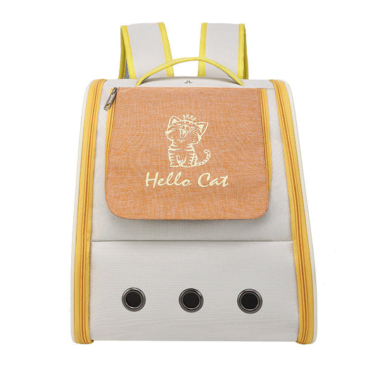 Cat Bag Pet Bag Carrying Convenient Backpack Portable Breathable Cat Dog Pet Supplies eprolo