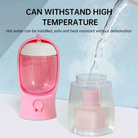 Pet Multifunctional Water Bottle 3 in 1 Portable Pet Water Bottle with Food Container and poop bag