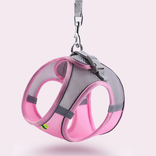 Pet Chest Harness Vest Type Dog Leash Reflective Harness Cat Chest And Back Pet Dog Leash eprolo