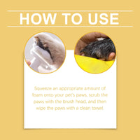 Pet Paw Foam Cleaner, Pet Cleaning, Moisturizing, Nourishing Cat and Dog Paw Care eprolo