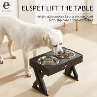 Pet Bowl Dog Bowl Pet Feeder Bowl Stainless Steel Bowl Folding Lifting Table Bowl eprolo