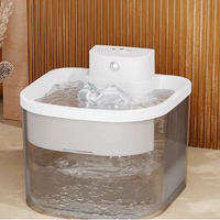 Inductive wireless cat water dispenser with large capacity, non plug in automatic circulation, intelligent pet supplies, silent water dispenser eprolo