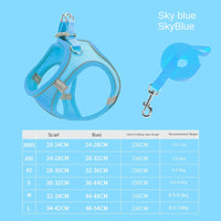 Pet Supplies Vest Pet Leash Cat Dog Chest Strap Breathable Reflective Dog Walking Chain eprolo