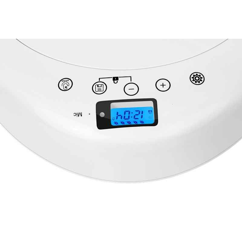 New Automatic Pet Feeder Intelligent Feeding 6-Meal Timing And Quantitative Led Blue Light Display Anti Pinch Foot