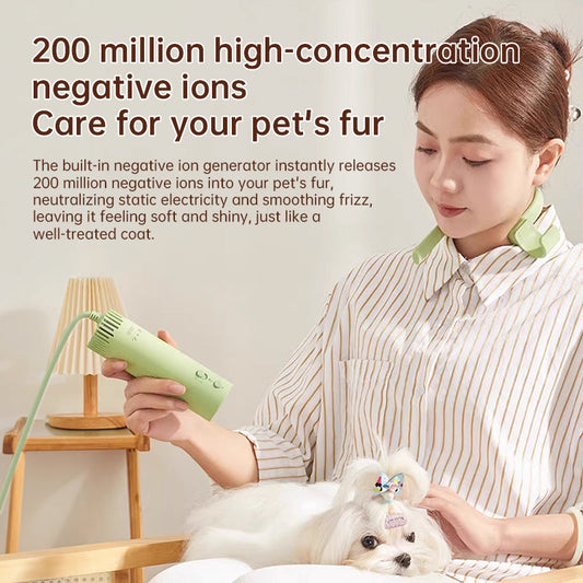 Pet hair dryer for pet care: high power, quiet, energy-saving, dog grooming, fast drying. Only suitable for 220V countries. eprolo