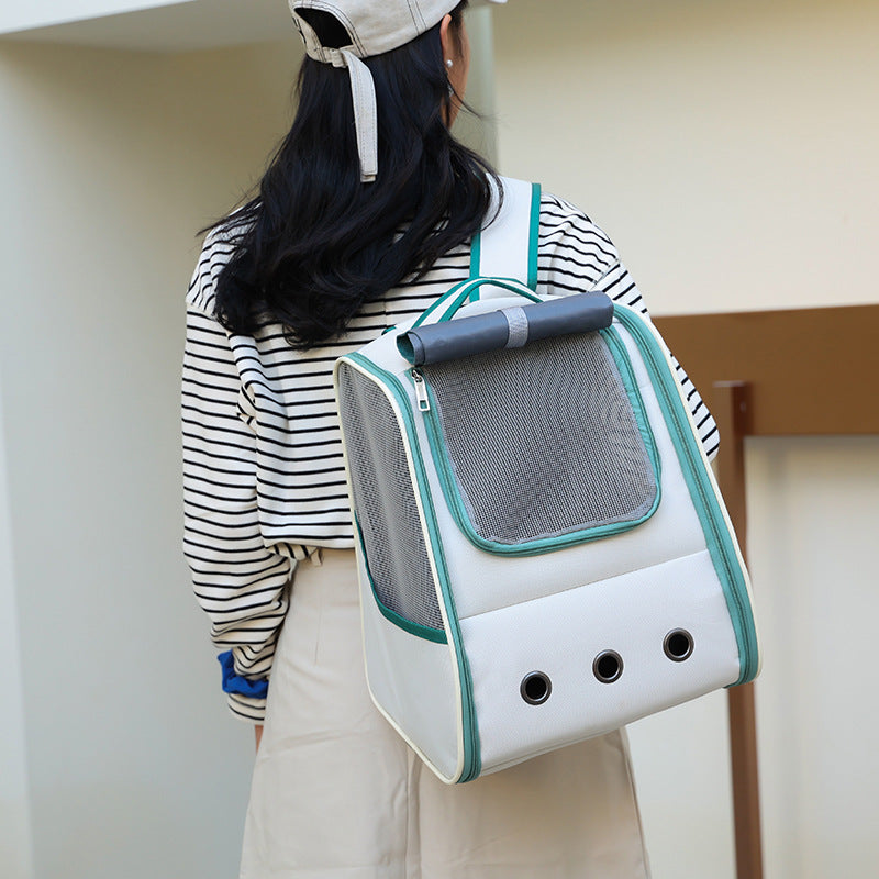 Cat Bag Pet Bag Carrying Convenient Backpack Portable Breathable Cat Dog Pet Supplies eprolo
