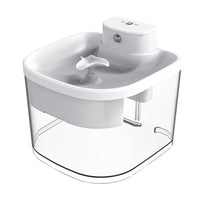 Inductive wireless cat water dispenser with large capacity, non plug in automatic circulation, intelligent pet supplies, silent water dispenser