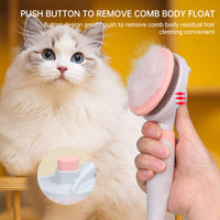 Pet Grooming Brush Self Cleaning Automatically Dog Cat Slicker Brush Remove Dog Hairs Pet Comb eprolo