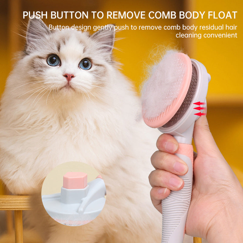 Pet Grooming Brush Self Cleaning Automatically Dog Cat Slicker Brush Remove Dog Hairs Pet Comb eprolo