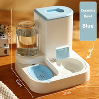 Automatic Cat Feeder Pet Bowls Dispenser Stainless Steel Bowls Cat Dog Pet Feeder Automatic eprolo