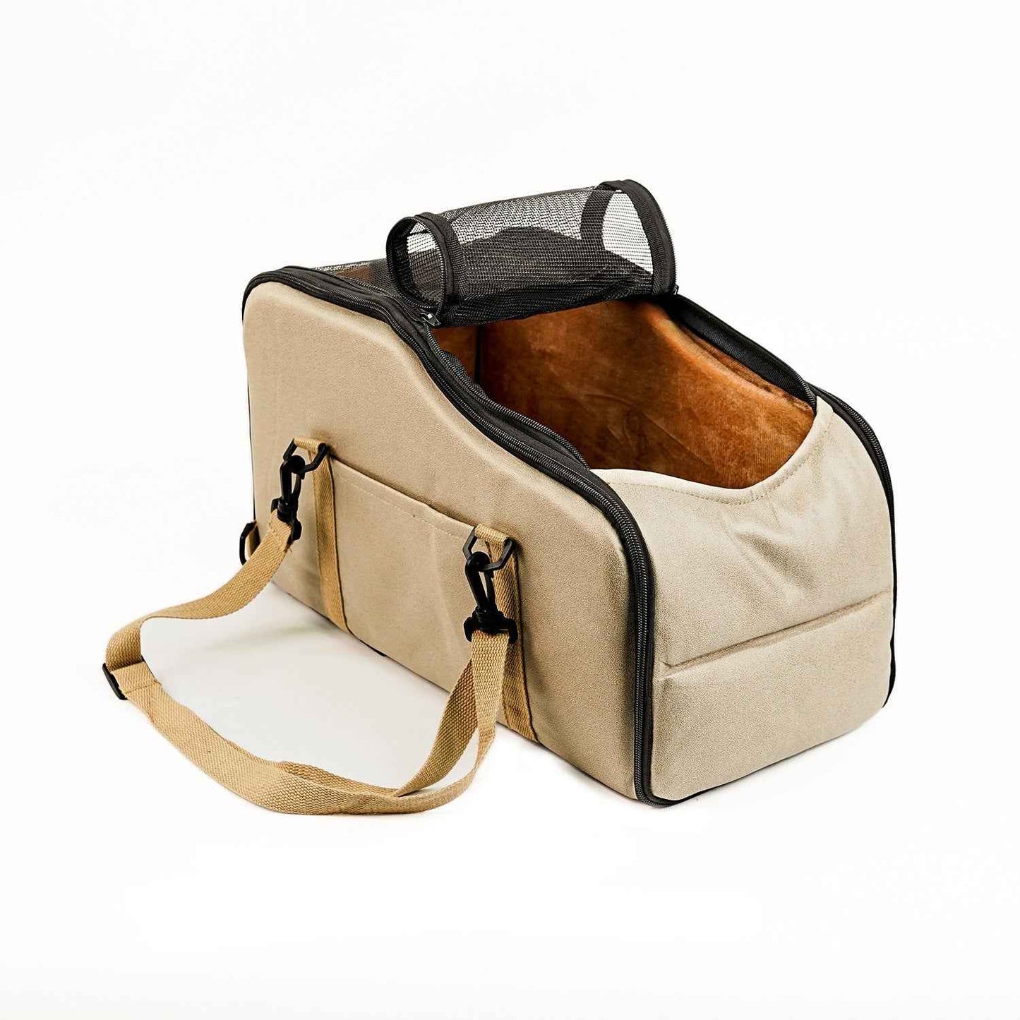 Portable pet bed for outings car travel safety seat center console car cushion car dog bed small dog ride artifact
