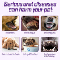 Pet Toothbrush For Dogs, Pet Oral Cleaning Dental Stains Dental Health Care eprolo