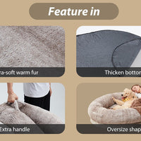 Dog Bed for Humans Portable Pet Bed Giant Dog Bed Human Bed Cat Bed Dog Bed