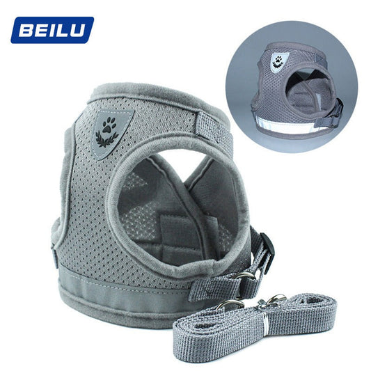 The New Pet Chest Strap Undershirt Dog Leash Reflective Breathable Dog Rope Pet Supplies eprolo
