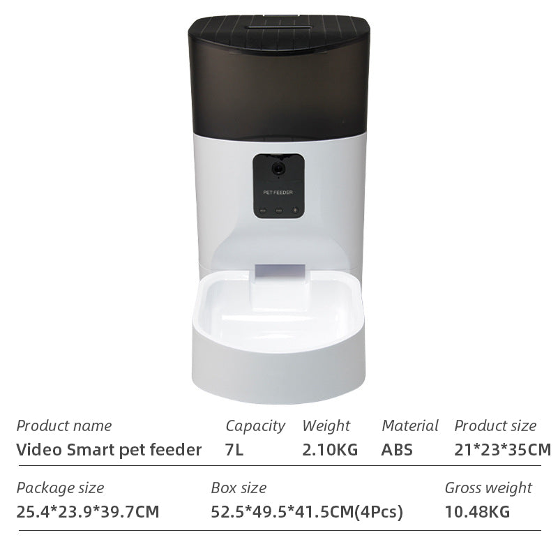Wifi Smart APP Pet Feeder Household use Microchip Dog Automatic Pet Feeder Automatic Pet Feeder eprolo