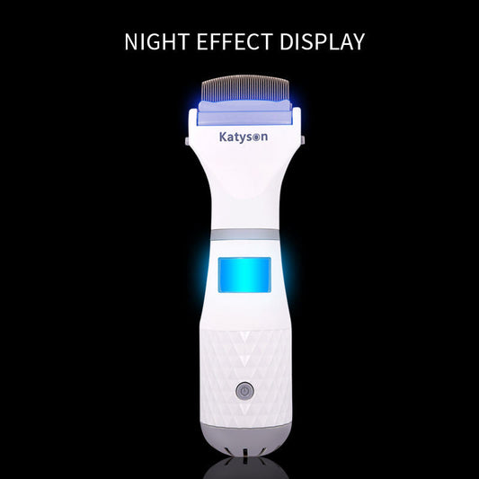 Pet Electric Flea Comb Lice Catcher Hair Cleaner Lice Catcher Pet Lice Comb Lice Remover eprolo