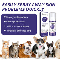 Pet Care Spray, Pet Cat And Dog Skin Wound Care Skin Moss Itchy Repair Spray eprolo