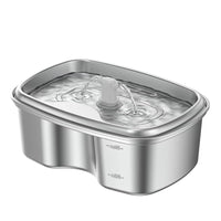 Stainless steel pet water dispenser, English neutral cat water dispenser, dog water dispenser eprolo