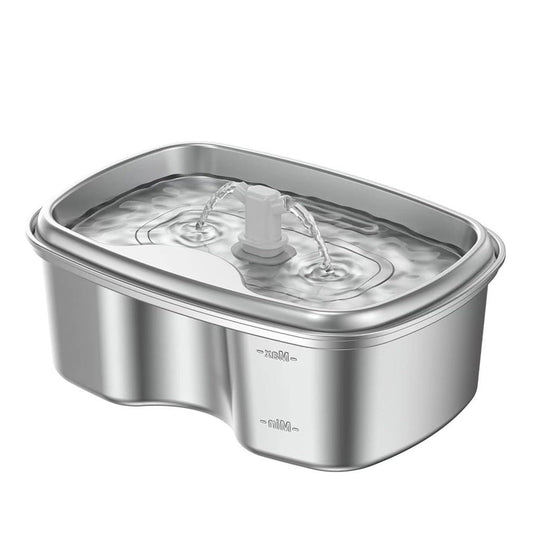 Stainless steel pet water dispenser, English neutral cat water dispenser, dog water dispenser eprolo