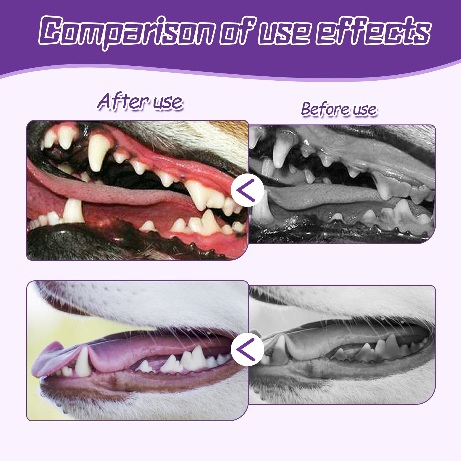 Pet Toothbrush For Dogs, Pet Oral Cleaning Dental Stains Dental Health Care eprolo