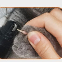 Pet electric claw grinder is rechargeable, compact and easy to operate, dual grinding heads, LED lights, three gears, silent, no blood line damage eprolo