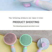 Pet Grooming Brush Self Cleaning Automatically Dog Cat Slicker Brush Remove Dog Hairs Pet Comb eprolo