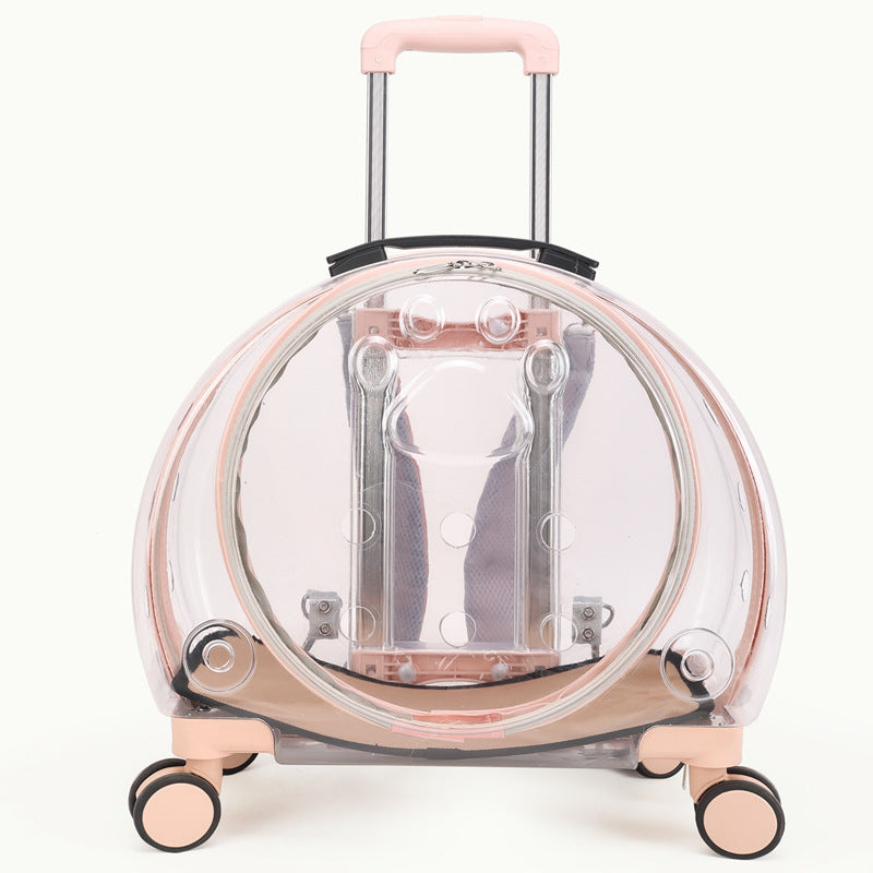 Pet Box Transparent Large Capacity Portable Pet Backpack Space Cabin Dog Luggage eprolo