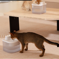 Inductive wireless cat water dispenser with large capacity, non plug in automatic circulation, intelligent pet supplies, silent water dispenser eprolo