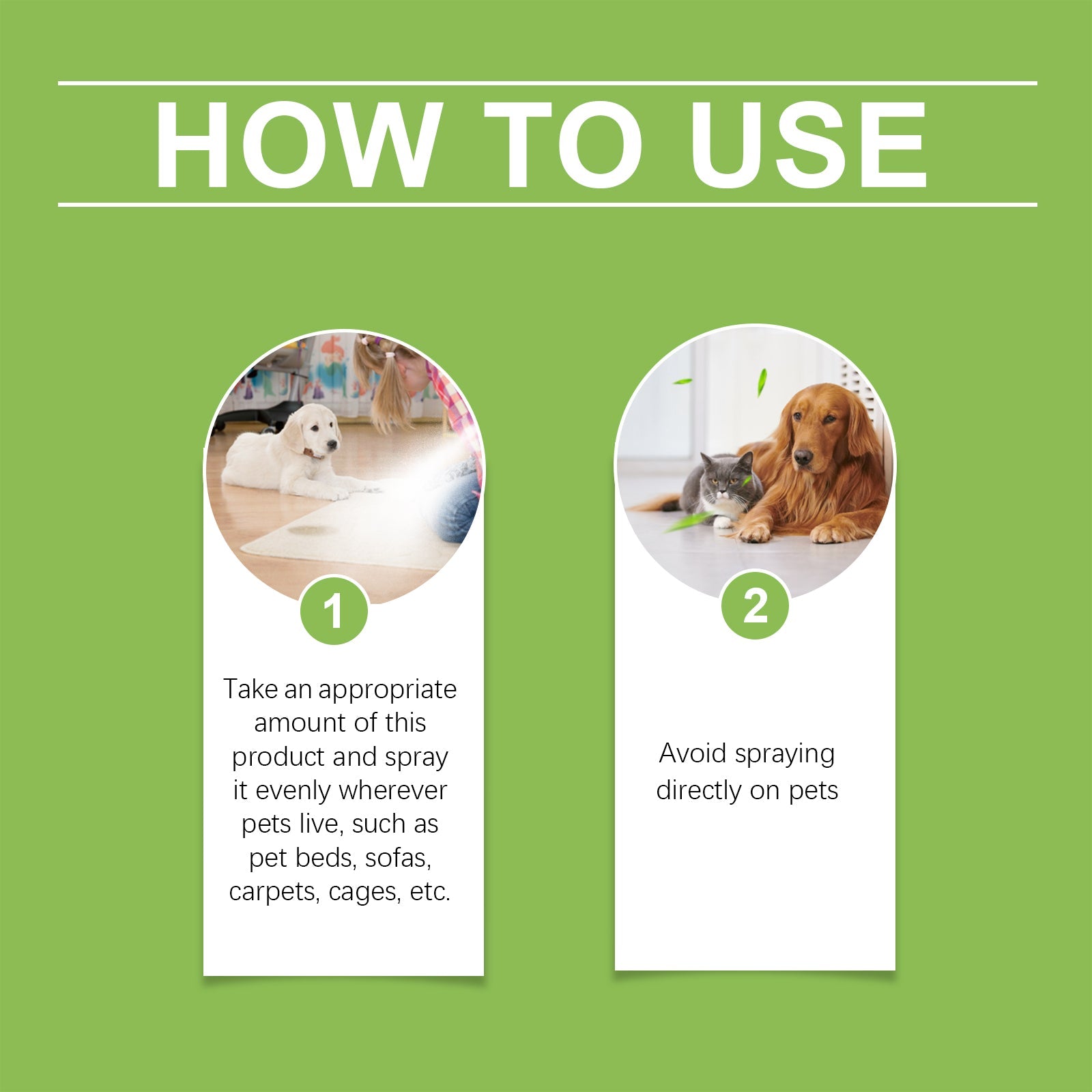 Pet Odor Spray, Indoor Pet Area Odor Cleaning And Fragrance Lasting Guardian Refreshing Spray eprolo