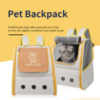 Cat Bag Pet Bag Carrying Convenient Backpack Portable Breathable Cat Dog Pet Supplies eprolo