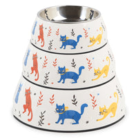 Dog Food Bowl Melanie Pet Bowl Dog Basin Water Bowl Pet Bowl Stainless Steel Dog Bowl Single Bowl Cat Bowl Pet Supplies eprolo