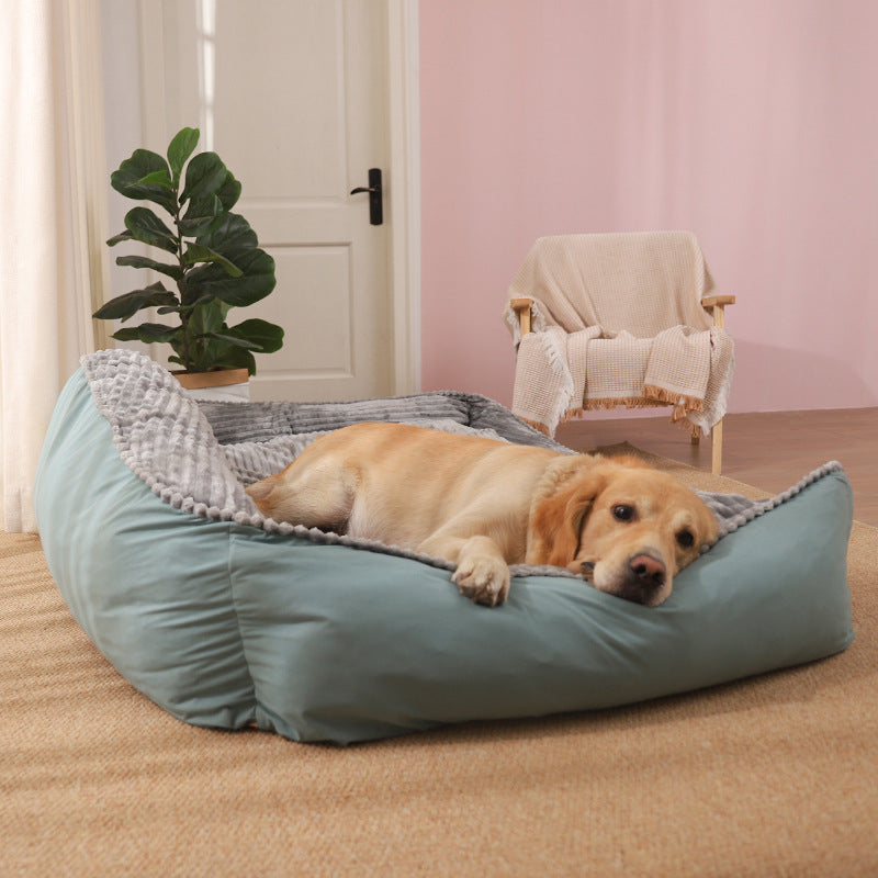 Dog House Large Dog Winter Warm Pet Mat Golden Hair Pet Winter Sofa Dog Cushion Four Seasons Universal Dog Bed eprolo