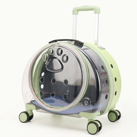 Pet Box Transparent Large Capacity Portable Pet Backpack Space Cabin Dog Luggage eprolo