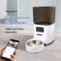 5L Double Bowls Smart Automatic Cat Feeder With Camera Cat Dry Food Video Dispenser Pet Smart Voice Recorder Auto Feeder For Dog eprolo