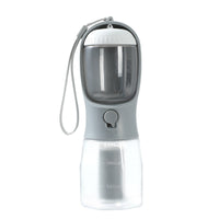 Pet Multifunctional Water Bottle 3 in 1 Portable Pet Water Bottle with Food Container and poop bag eprolo
