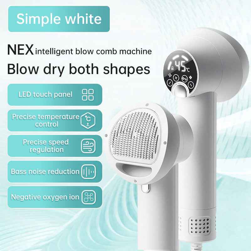 Smart Pet Hair Dryer Dog Golden Retriever Cat Grooming Hairdressing Blow & Comb Silent No Harm Pet Cleaning Supplies Pet Product