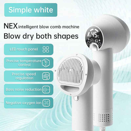 Smart Pet Hair Dryer Dog Golden Retriever Cat Grooming Hairdressing Blow & Comb Silent No Harm Pet Cleaning Supplies Pet Product