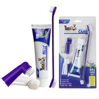 Pet Toothpaste Dog Toothbrush Cat Toothbrush Finger Toothbrush for Dogs and Cats Pet Dental Care Set eprolo
