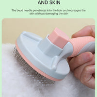Pet Grooming Brush Self Cleaning Automatically Dog Cat Slicker Brush Remove Dog Hairs Pet Comb eprolo