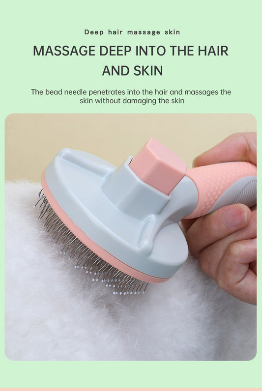 Pet Grooming Brush Self Cleaning Automatically Dog Cat Slicker Brush Remove Dog Hairs Pet Comb eprolo