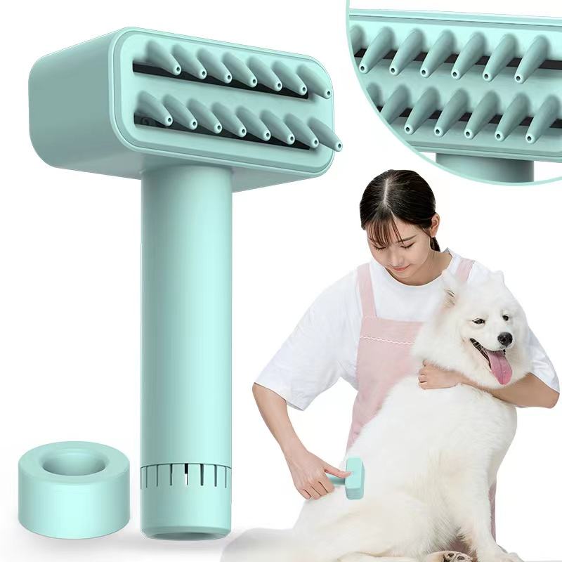Dog Fur Vacuum Comb USB Wireless Charging Three Gear Adjustment Pet Electric Hair Removal Comb Bacteria Removal And Floating Hair Removal eprolo