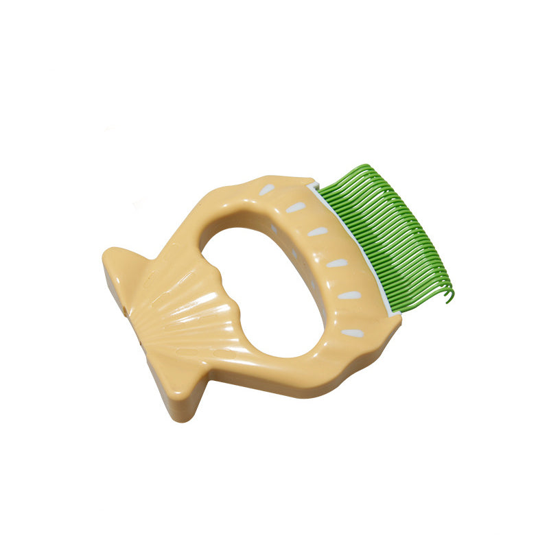 Pet Shell Comb To Remove Floating Hair Cat And Dog Cleaning Supplies Pet Bath Massage Cat Combing Brush eprolo