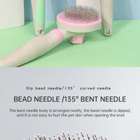 Pet Grooming Brush Self Cleaning Automatically Dog Cat Slicker Brush Remove Dog Hairs Pet Comb eprolo