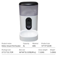 Wifi Smart APP Pet Feeder Household use Microchip Dog Automatic Pet Feeder Automatic Pet Feeder eprolo
