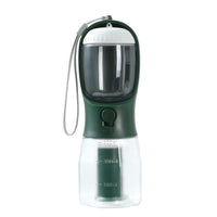 Pet Multifunctional Water Bottle 3 in 1 Portable Pet Water Bottle with Food Container and poop bag eprolo