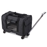 Travel Cat Carrier Summer Dog Pet Bag Foldable Cat Pet Box Breathable Portable Pet Trolley Case eprolo
