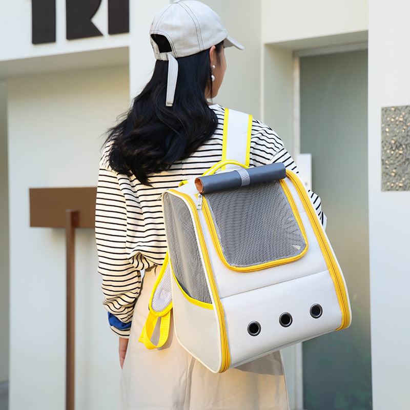 Cat Bag Pet Bag Carrying Convenient Backpack Portable Breathable Cat Dog Pet Supplies eprolo