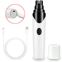 Rechargeable Dog Nail Grinders USB Charging Pet Nail Clippers Quiet Electric Dog Cat Paws Nail Grooming Trimmer Tools eprolo